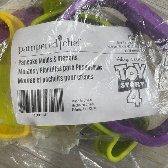 New Pampered Chef Toy Story Pancake & Stencil Set - Picture 3 of 4